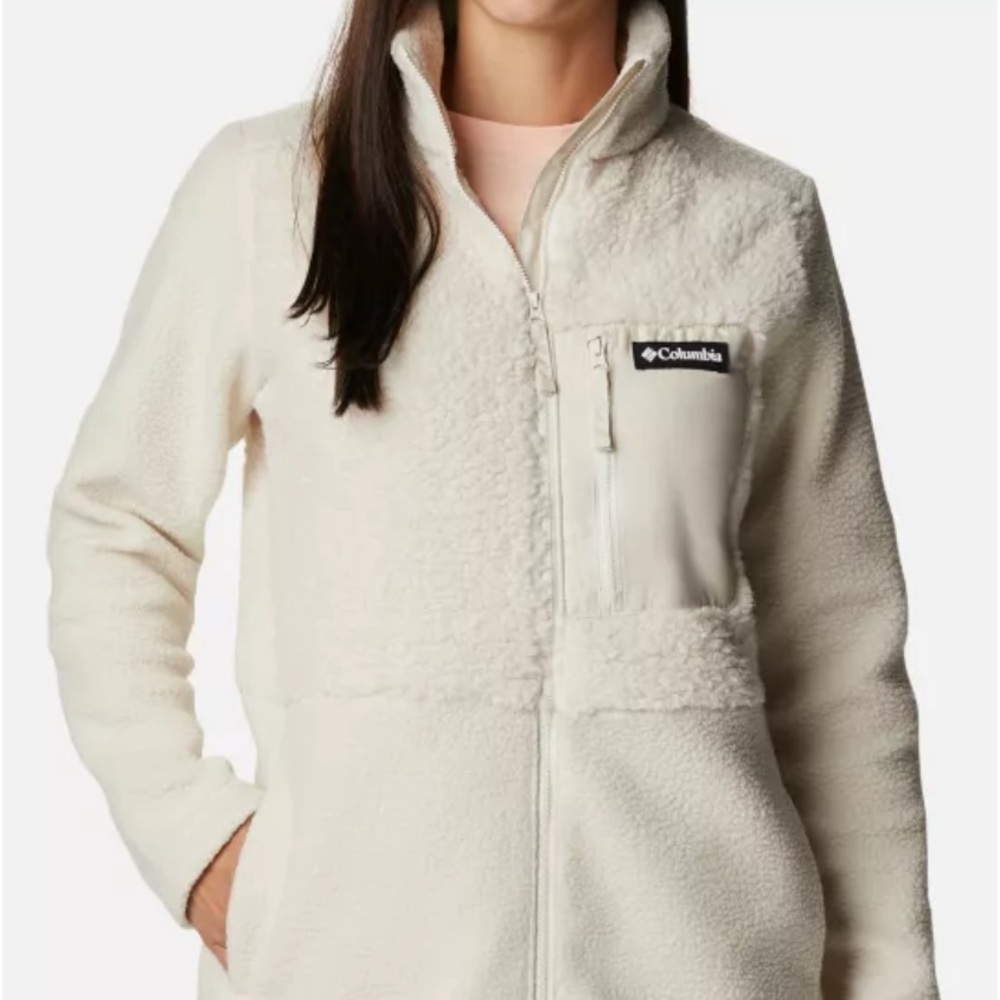 Women's Columbia Lodge Sherpa Full Zip Fleece Jacket - New